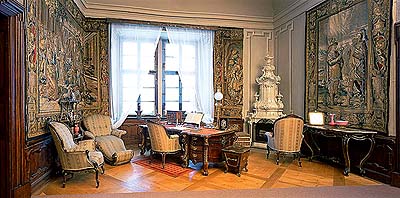 Český Krumlov Castle, Princess Eleanor´s study, foto: Libor Sváček Český Krumlov Castle, Princess Eleanor´s study, foto: Libor Sváček