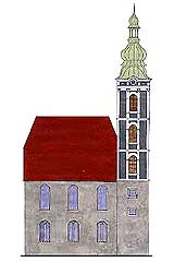 Latrán čp. 6, barokní fáze na základě sondážních nálezů a vedut , zdroj: Arteco B.M. s.r.o., autor: J. Bloch, J. Novotný P. Lengál, 2001 