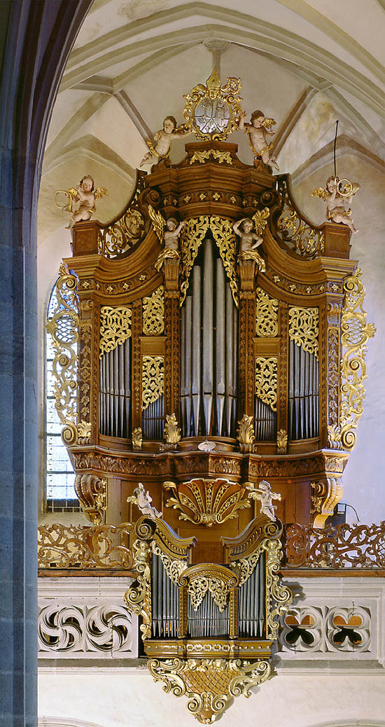 Kájov, Wallfahrtskirche, Orgel, foto:  Libor Sváček