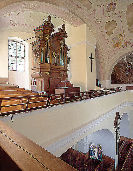 Horní Dvořiště, Kirche, Orgel, foto:  Libor Sváček