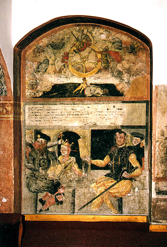 Náměstí Svornosti č. p. 14, renesanční nástěnné malby interiéru