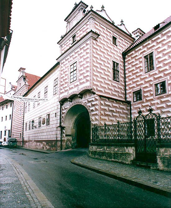 Horní no. 155, Prelatura, overview from Horní Street