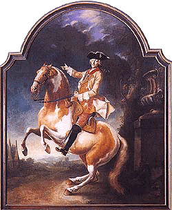 Josef Adam ze Schwarzenberku, jezdecký portrét 