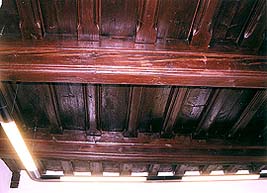 Soukenická no. 40, beamed ceiling 