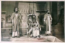 Hořice na Šumavě, Passion Plays, performance in Czech language after 1945, Herodes, photo by František Seidel 