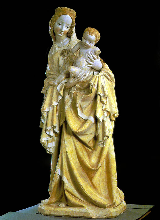Krumauer Madonna, 1393, Kunsthistorisches Museum Wien