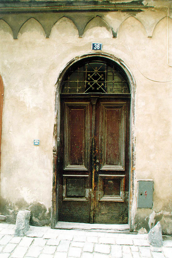 Soukenická no. 36, door