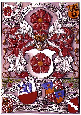 Wappen des Jobst III. von Rosenberg 