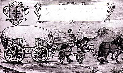 Forman's vehicle, drawing from 1619 