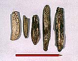 Dobrkovická cave, findings of bone instruments, collection of Regional Museum of National History in Český Krumlov 