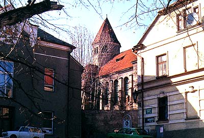 Synagoga ve městě Český Krumlov 