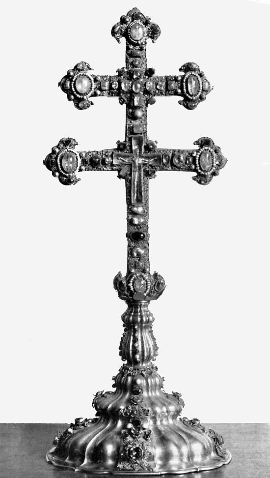 Záviš' cross from Vyšší Brod treasury