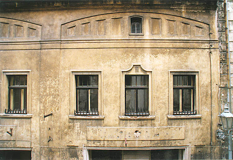 Radniční Nr. 28, Detail der Fassade