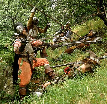 Šermíři při souboji, foto: Libor Sváček Šermíři při souboji, foto: Libor Sváček