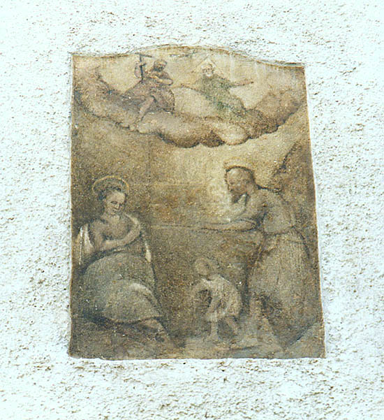 Latrán č.p. 49, freska
