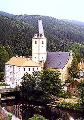 Rožmberk nad Vltavou, church, foto: Lubor Mrázek 