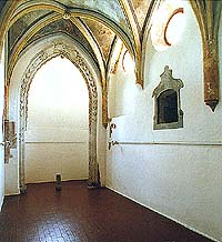 Kloster Zlatá Koruna, Kapelle der Schutzengel, Gewölbe Kloster Zlatá Koruna, Kapelle der Schutzengel, Gewölbe