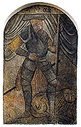 Latrán no. 53, detail, Renaissance cycle The Course of Life, 4th of the ten stages of the life of man 
