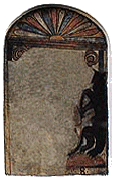 Latrán no. 53, detail, Renaissance cycle The Course of Life, 6th of the ten stages of the life of man 