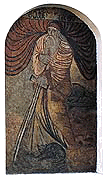 Latrán no. 53, detail, Renaissance cycle The Course of Life, 9th of the ten stages of the life of man 