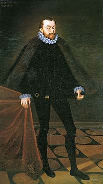 Peter Wok von Rosenberg, Porträt in der Lebensgröße 