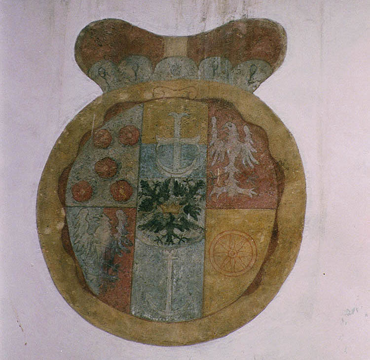 Latrán Nr. 19, Wappen unter dem Fenster, foto:  Ladislav Pouzar