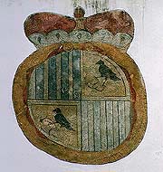 Latrán Nr. 19, Wappen unter dem Fenster, foto:  Ladislav Pouzar 