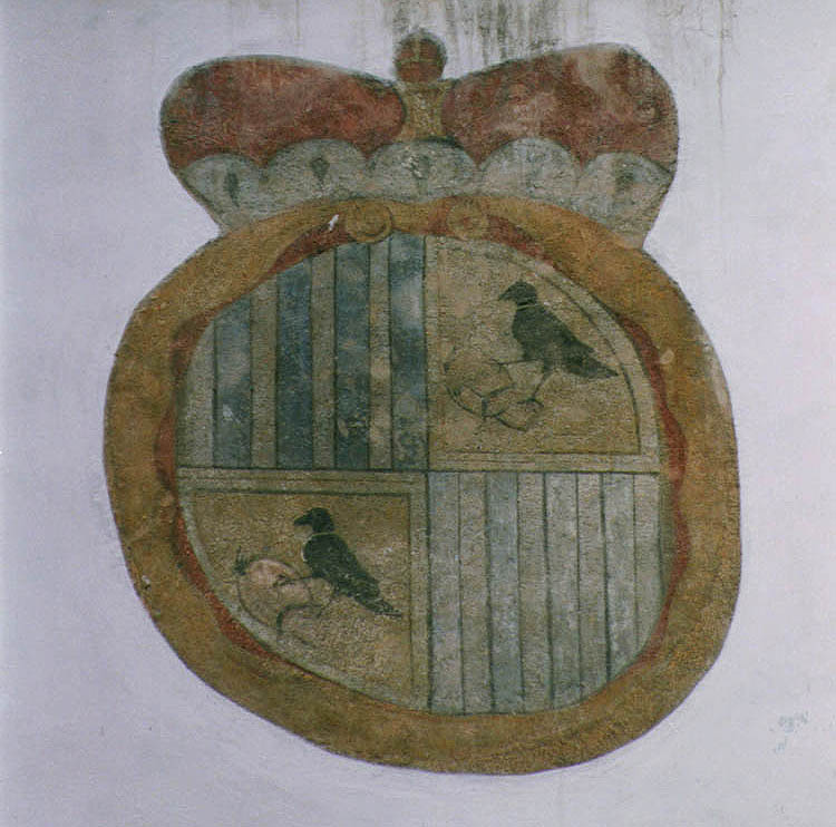 Latrán Nr. 19, Wappen unter dem Fenster, foto:  Ladislav Pouzar
