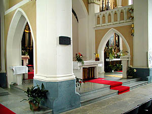 Křemže - kostel sv. Michaela, interier, foto: Lubor Mrázek 