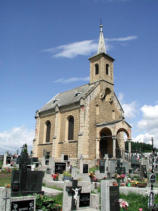 Křemže - Kaple sv. Voršily, levý přední pohled, foto: Jan Kříž