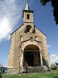 Křemže - Kaple sv. Voršily, přední podhled, foto: Jan Kříž 
