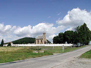 Křemže - hřbitov s Kaplí sv. Voršily, foto: Jan Kříž 