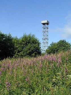 The former watch-tower in the extinct municipality of Kapličky, foto: Lubor Mrázek 