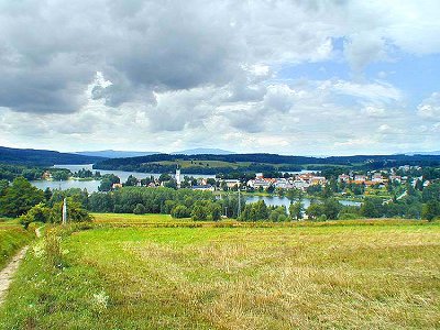 The Frymburk panorama from the Stations of the Cross 'Marta', foto: Lubor Mrázek The Frymburk panorama from the Stations of the Cross 'Marta', foto: Lubor Mrázek