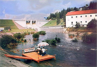 The water slalom 'Čertovy proudy' (The Devil´s flows), 2001, 2001, foto: František Schusser 