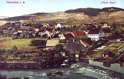 Vyšší Brod, picturepostcard, source: Album starých pohlednic Českokrumlovsko, Roman Karpaš, Jiří Záloha, 2001, ISBN - 80 - 86424 - 8 