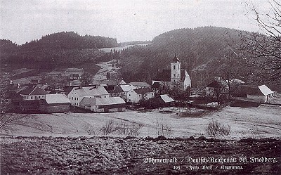 The Extinct Parish of Rychnůvek, source: Verlorene Böhmerwald - Heimat, Franz und Fritz Bertlwieser, 1995 