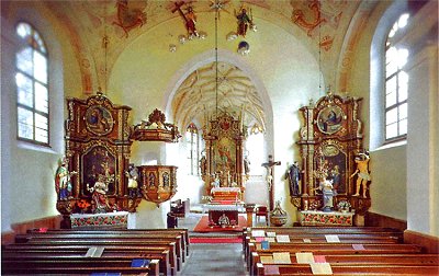 Parochial church in Horní Dvořiště 