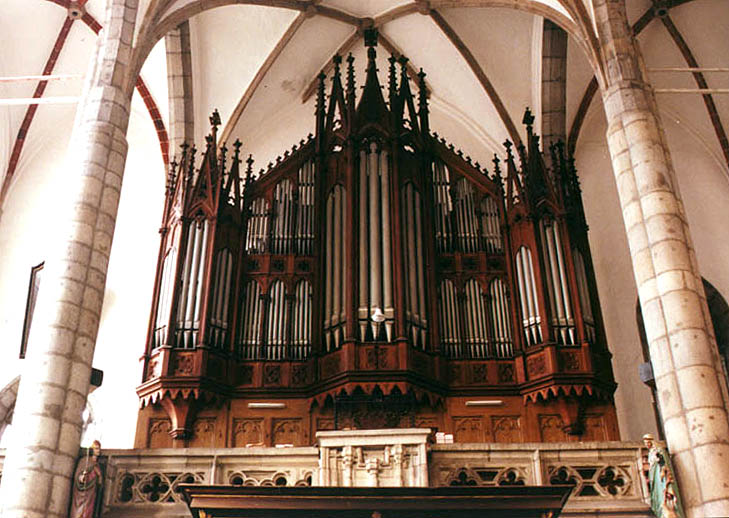 Church of St. Vitus in Český Krumlov, main organ