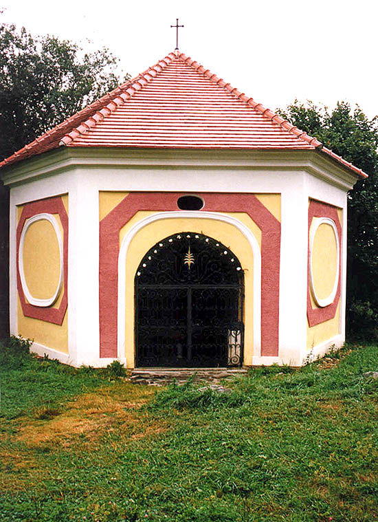 Church of Pilgrimage in Svatý Kámen, chapel with miraculous spring, exterior