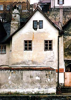 Rybářská Nr. 4, Ansicht vom Fluss Vltava (Moldau) 