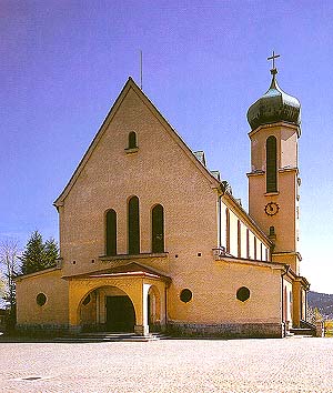 Kirche des heiligen Johannes des Täufers in Zátoň