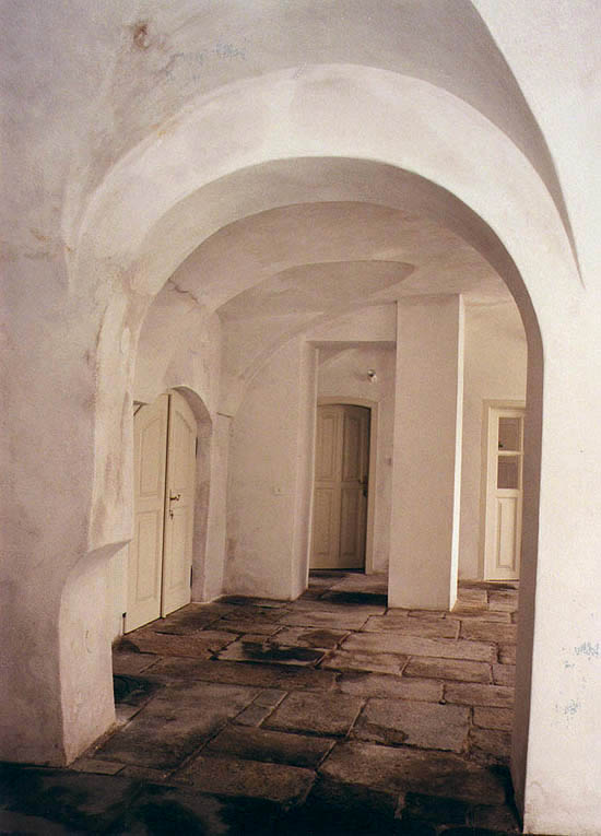Latrán č. p. 12, klenuté stropy v interiéru, foto: Ladislav Pouzar